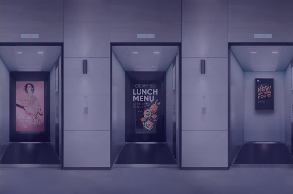 TV Digital Signage Lift
