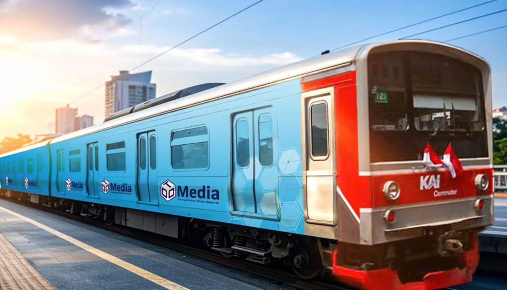 iklan di kereta