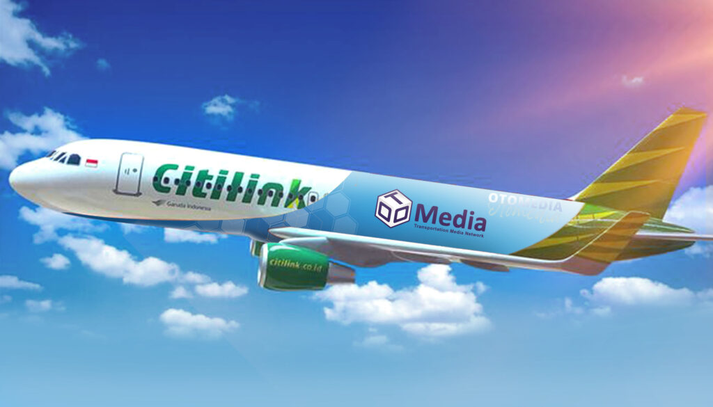 Pasang branding iklan di pesawat